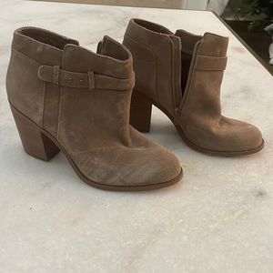 Sole Society suede bootie